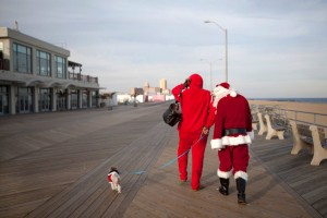 one of my favorite improv Christmas pixs. I got a chance to play a large red elf on Asbury Park Boardwalk